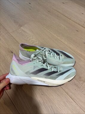 adidas Mint Green & Pink Women's Running Shoes